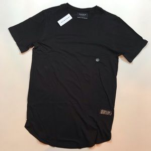 Pacsun black scallop fit Tshirt size small